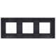 Рамка 3-м SKANDY SK-F03G графит IEK SK-M32-K53