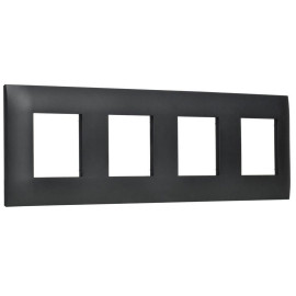 Рамка 4-м SKANDY SK-F04Bl черн. IEK SK-M42-K02