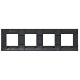 Рамка 4-м SKANDY SK-F04Bl черн. IEK SK-M42-K02