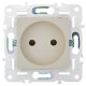 Розетка SKANDY 10А без заземл. без защ. шторок SK-R02B беж. IEK SK-R10-10-K10