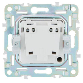 Розетка SKANDY 10А без заземл. без защ. шторок SK-R02B беж. IEK SK-R10-10-K10