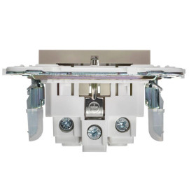 Розетка SKANDY 16А с заземл. без защ. шторок SK-R05B беж. IEK SK-R11-16-K10