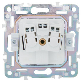 Розетка SKANDY 16А с заземл. без защ. шторок SK-R05G графит IEK SK-R11-16-K53