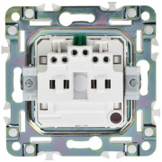 Розетка SKANDY 16А с заземл. защ. шторки безвинт. крепл. SK-R06Bl черн. IEK SK-R14-16-1-K02