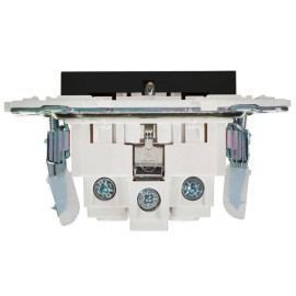 Розетка SKANDY 16А с заземл. защ. шторки SK-R04Bl черн. IEK SK-R14-16-K02