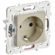 Розетка SKANDY 16А с заземл. защ. шторки SK-R04B беж. IEK SK-R14-16-K10
