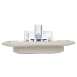 Розетка 2-м SKANDY 16А с заземл. защ. шторки в сборе SK-R07B беж. IEK SK-R24-16-K10-F