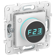 Термостат электронный SKANDY SK-T01W с индикацией арктич. бел. IEK SK-RT11-K01