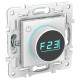 Термостат электронный SKANDY SK-T01W с индикацией арктич. бел. IEK SK-RT11-K01