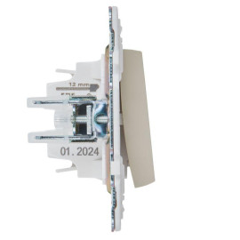 Выключатель 1-кл. SKANDY 10А SK-V01B беж. IEK SK-V10-0-10-K10