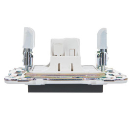 Выключатель 1-кл. SKANDY 10А SK-V01G графит IEK SK-V10-0-10-K53