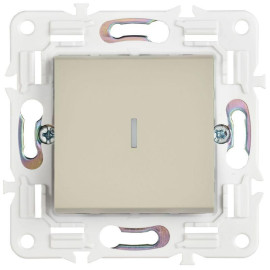 Выключатель 1-кл. SKANDY 10А SK-V07B с индикацией беж. IEK SK-V10-1-10-K10