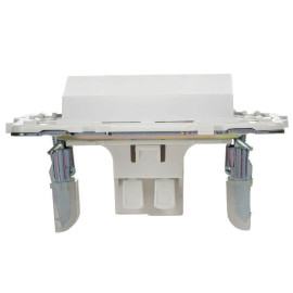 Выключатель проходной 1-кл. SKANDY 10А SK-V02W арктич. бел. IEK SK-V12-0-10-K01