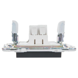 Выключатель проходной 1-кл. SKANDY 10А SK-V02G графит IEK SK-V12-0-10-K53