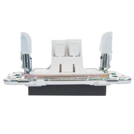 Выключатель проходной 1-кл. SKANDY 10А SK-V08G с индикацией графит IEK SK-V12-1-10-K53