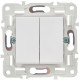 Выключатель 2-кл. SKANDY 10А SK-V04W арктич. бел. IEK SK-V20-0-10-K01