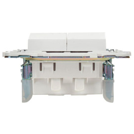 Выключатель 2-кл. SKANDY 10А SK-V04W арктич. бел. IEK SK-V20-0-10-K01