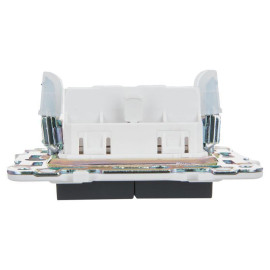 Выключатель 2-кл. SKANDY 10А SK-V09G с индикацией графит IEK SK-V20-1-10-K53