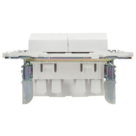 Выключатель проходной 2-кл. SKANDY 10А SK-V05W арктич. бел. IEK SK-V22-0-10-K01