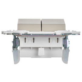 Выключатель проходной 2-кл. SKANDY 10А SK-V05B беж. IEK SK-V22-0-10-K10