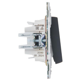 Выключатель 3-кл. SKANDY 10А SK-V11G графит IEK SK-V30-0-10-K53