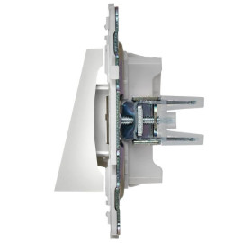 Вывод кабеля SKANDY SK-O01W арктич. бел. IEK SK-VK10-0-K01