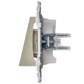 Вывод кабеля SKANDY SK-O01B беж. IEK SK-VK10-0-K10