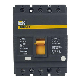 Выключатель автоматический 3п 160А 35кА ВА 88-33 KARAT IEK SVA20-3-0160