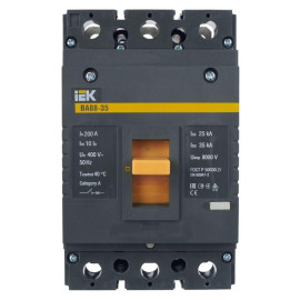 Выключатель автоматический 3п 200А 35кА ВА 88-35 KARAT IEK SVA30-3-0200