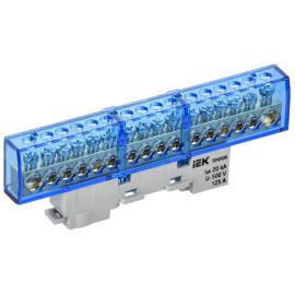 Шина нулевая N изол. на универс. держ. 8х12-16-С TEKFOR IEK TF-NN20-16-KL-K07