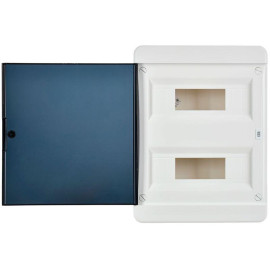 Корпус ЩРН-П-24 TEKFOR IP41 черн. прозр. дверь пластик. IEK TF5-KP12-N-24-41-K01-K03