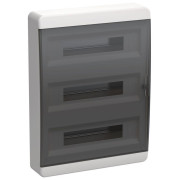 Корпус ЩРН-П-54 TEKFOR IP41 черн. прозр. дверь пластик. IEK TF5-KP12-N-54-41-K01-K03