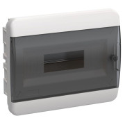 Корпус ЩРВ-П-12 TEKFOR IP41 черн. прозр. дверь пластик. IEK TF5-KP12-V-12-41-K01-K03