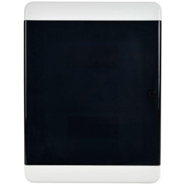 Корпус ЩРВ-П-24 TEKFOR IP41 черн. прозр. дверь пластик. IEK TF5-KP12-V-24-41-K01-K03