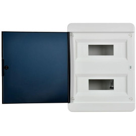 Корпус ЩРВ-П-24 TEKFOR IP41 черн. прозр. дверь пластик. IEK TF5-KP12-V-24-41-K01-K03