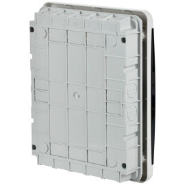 Корпус ЩРВ-П-24 TEKFOR IP41 черн. прозр. дверь пластик. IEK TF5-KP12-V-24-41-K01-K03