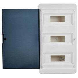 Корпус ЩРВ-П-36 TEKFOR IP41 черн. прозр. дверь пластик. IEK TF5-KP12-V-36-41-K01-K03