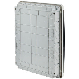 Корпус ЩРВ-П-54 TEKFOR IP41 черн. прозр. дверь пластик. IEK TF5-KP12-V-54-41-K01-K03