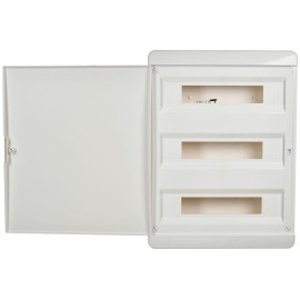 Корпус ЩРН-П-54 TEKFOR IP41 бел. дверь пластик. IEK TF5-KP13-N-54-41-K01-K01