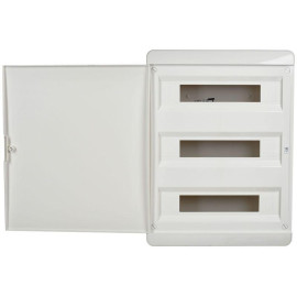 Корпус ЩРВ-П-54 TEKFOR IP41 бел. дверь пластик. IEK TF5-KP13-V-54-41-K01-K01