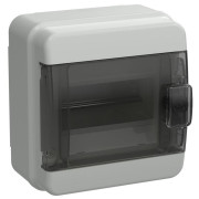 Корпус КМПн-6 TEKFOR IP65 черн. прозр. дверь пластик. IEK TF5-KP72-N-06-65-K03-K02