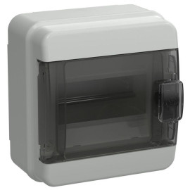 Корпус КМПн-6 TEKFOR IP65 черн. прозр. дверь пластик. IEK TF5-KP72-N-06-65-K03-K02