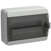 Корпус КМПн-12 TEKFOR IP65 черн. прозр. дверь пластик. IEK TF5-KP72-N-12-65-K03-K02