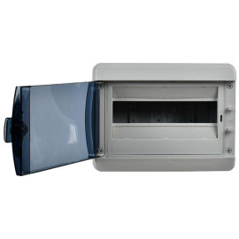 Корпус КМПн-12 TEKFOR IP65 черн. прозр. дверь пластик. IEK TF5-KP72-N-12-65-K03-K02