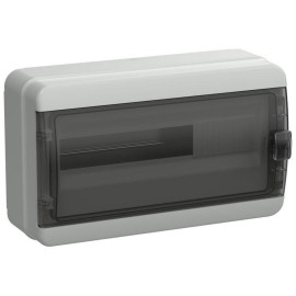 Корпус КМПн-18 TEKFOR IP65 черн. прозр. дверь пластик. IEK TF5-KP72-N-18-65-K03-K02