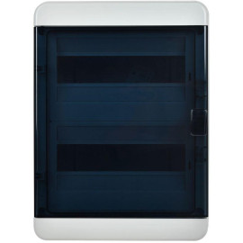 Корпус КМПн-24 TEKFOR IP65 черн. прозр. дверь пластик. IEK TF5-KP72-N-24-65-K03-K02