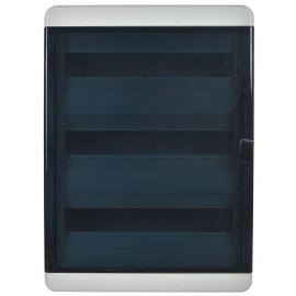 Корпус КМПн-54 TEKFOR IP65 черн. прозр. дверь пластик. IEK TF5-KP72-N-54-65-K03-K02