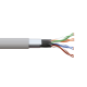 Кабель витая пара F/UTP кат.5E 4 пары 24 AWG solid PVC сер. (м) TERACOM PRO EKF TRP-5EFTP-04PVC-GY-IN3