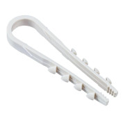 Дюбель-хомут 11-18мм для круглого кабеля нейлон бел. (уп.25шт) IEK UDH13-11-18-025-K01