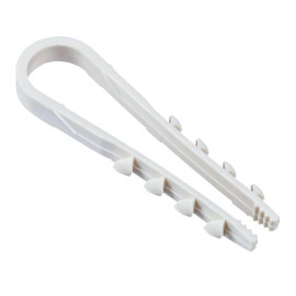 Дюбель-хомут 11-18мм для круглого кабеля нейлон бел. (уп.25шт) IEK UDH13-11-18-025-K01